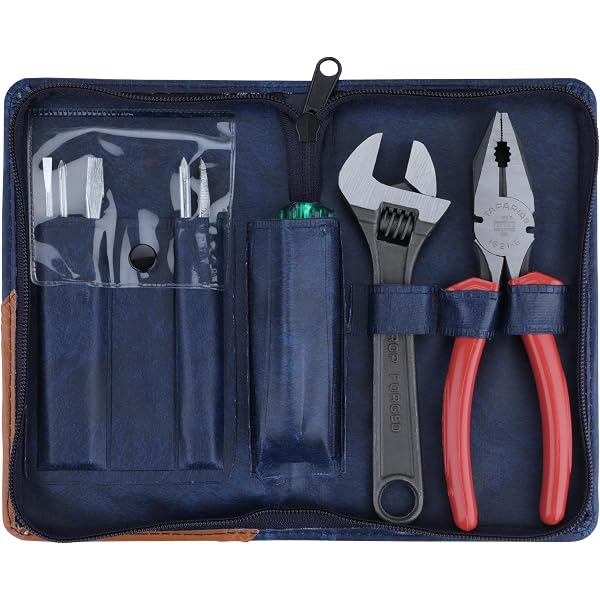 Taparia SA46 Steel Socket Set (Blue, 46-Pieces) & Samsan_13 165mm